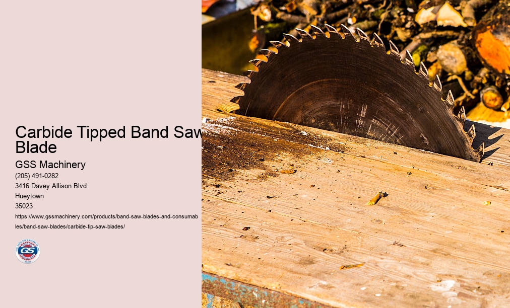 Carbide Tipped Band Saw Blade