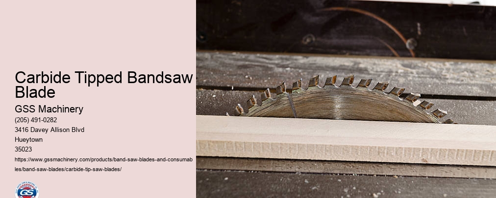 Carbide Tipped Band Saw Blade