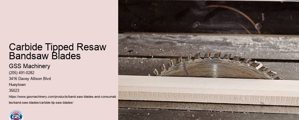 Carbide Tipped Bandsaw Blade