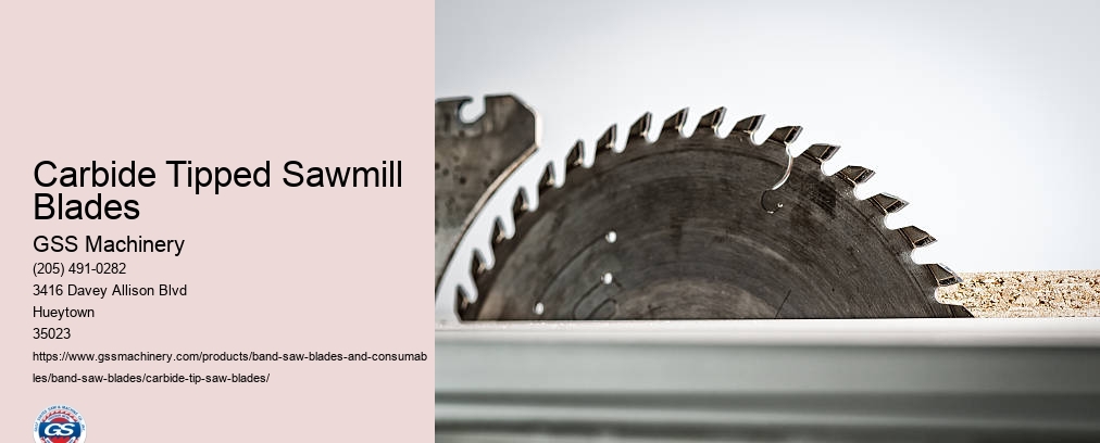 Carbide Tipped Bandsaw Mill Blades