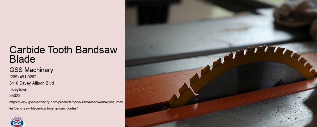 Carbide Tipped Bandsaw Mill Blades