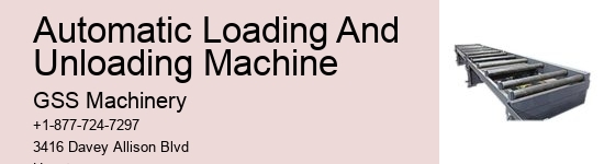 Automatic Loading And Unloading Machine